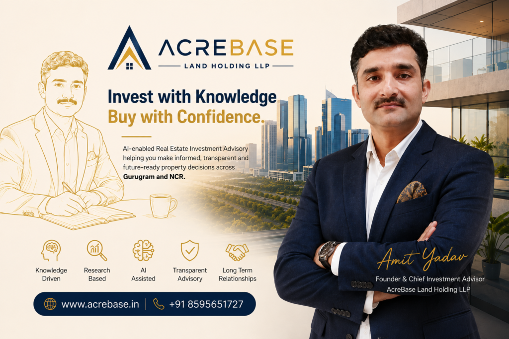 Amit Yadav, founder and chief investment advisor AcreBase Land Holding LLP